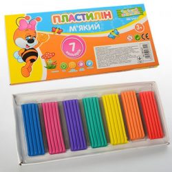 Пластилин 7 цветов MK 0431