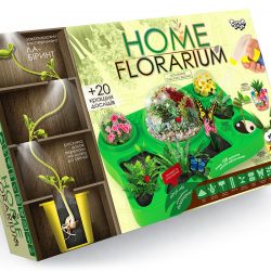 Безпечний освітній набір для вирощування рослин "HOME FLORARIUM" укр