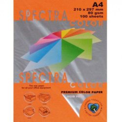 Папір кольор. А4 80 г/м (100 арк.) неон SPECTRA COLOR Cyber HP Orange 371 (помаранчевий)